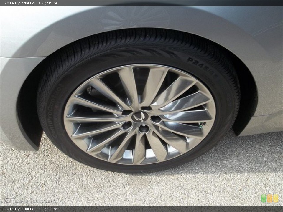 2014 Hyundai Equus Signature Wheel and Tire Photo #85968813
