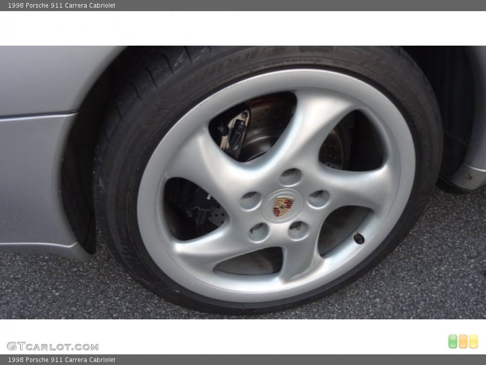 1998 Porsche 911 Carrera Cabriolet Wheel and Tire Photo #85973787