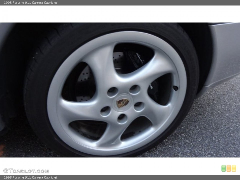 1998 Porsche 911 Carrera Cabriolet Wheel and Tire Photo #85973820