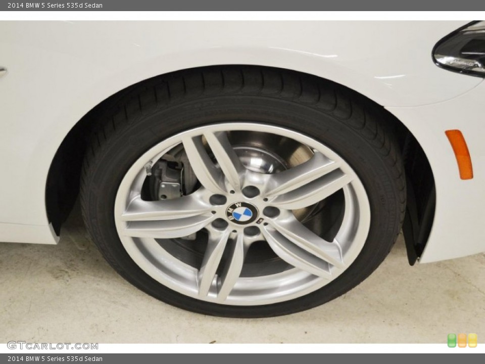 2014 BMW 5 Series 535d Sedan Wheel and Tire Photo #85974177