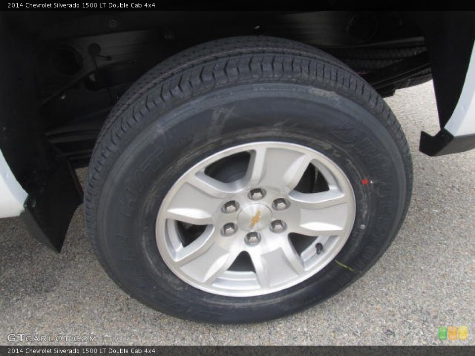 2014 Chevrolet Silverado 1500 LT Double Cab 4x4 Wheel and Tire Photo #85975572