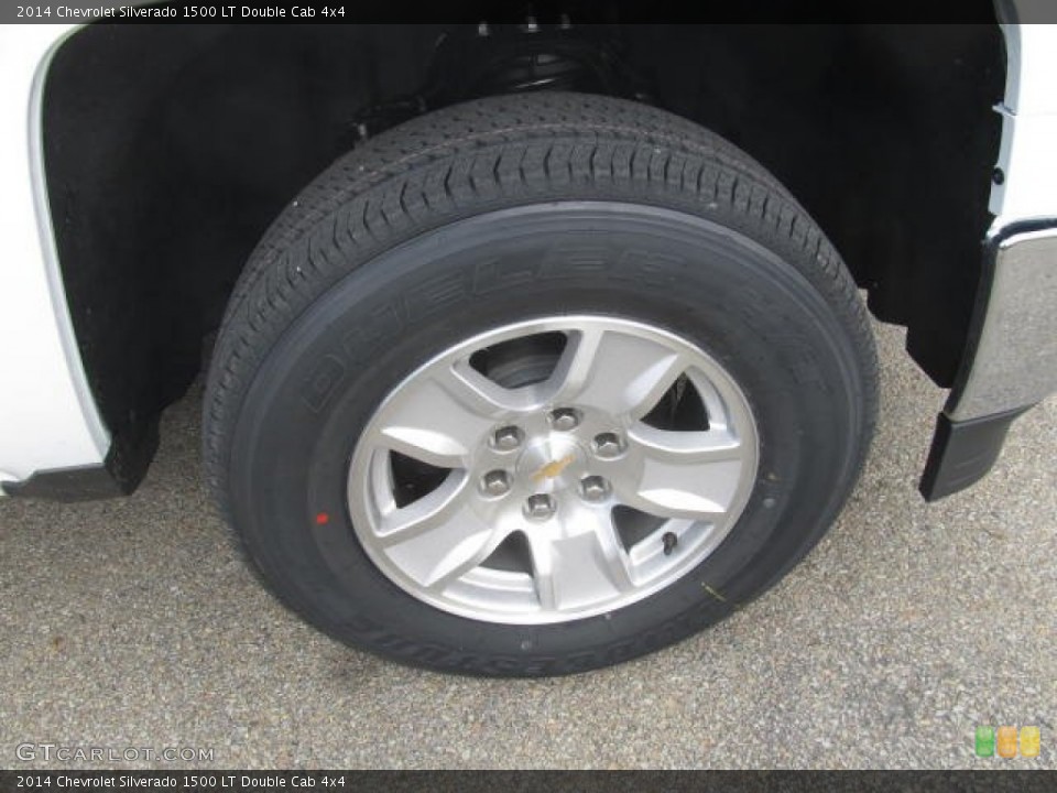 2014 Chevrolet Silverado 1500 LT Double Cab 4x4 Wheel and Tire Photo #85975683