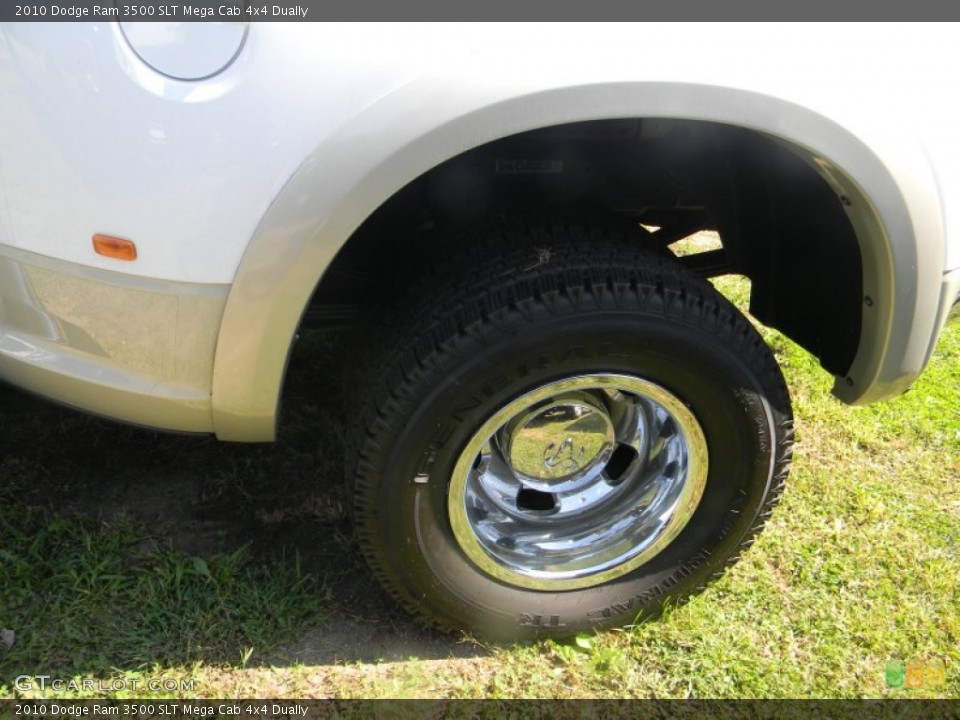 2010 Dodge Ram 3500 SLT Mega Cab 4x4 Dually Wheel and Tire Photo #85997430