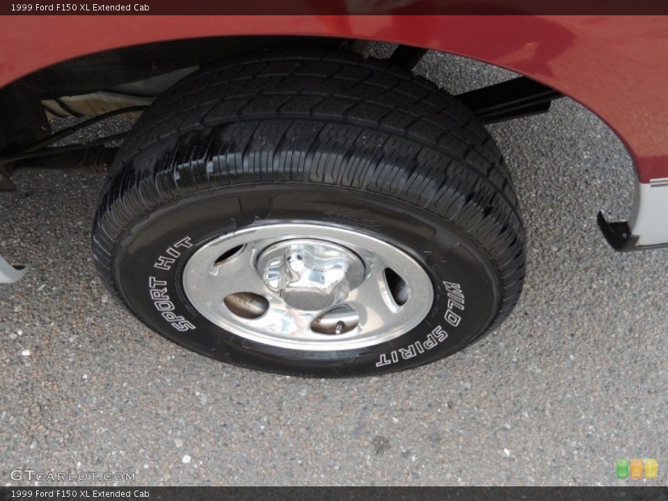 1999 Ford F150 XL Extended Cab Wheel and Tire Photo #86003082