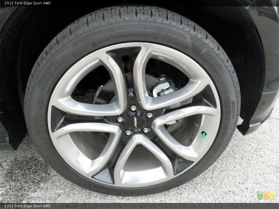 2013 Ford Edge Sport AWD Wheel and Tire Photo #86011250