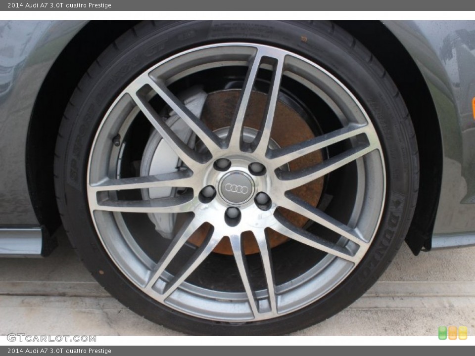 2014 Audi A7 3.0T quattro Prestige Wheel and Tire Photo #86029187