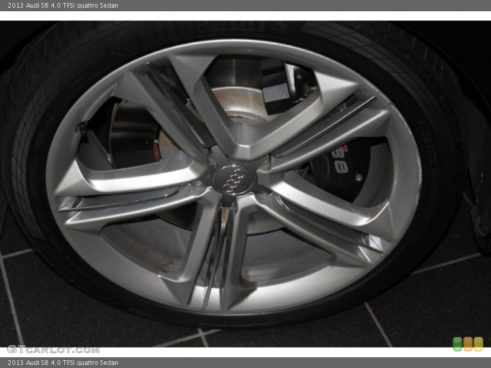 2013 Audi S8 4.0 TFSI quattro Sedan Wheel and Tire Photo #86048175