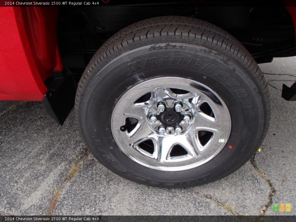 2014 Chevrolet Silverado 1500 WT Regular Cab 4x4 Wheel and Tire Photo #86050536