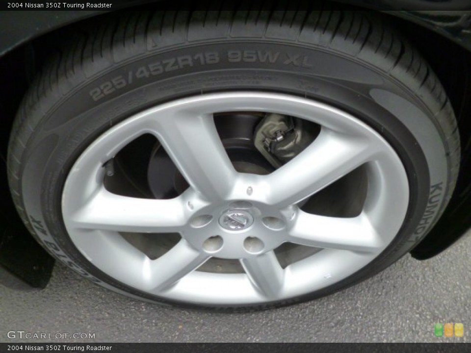 2004 Nissan 350Z Touring Roadster Wheel and Tire Photo #86054947