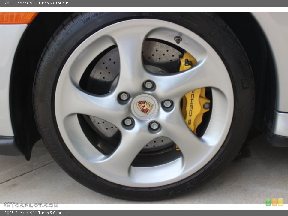 2005 Porsche 911 Turbo S Cabriolet Wheel and Tire Photo #86055459