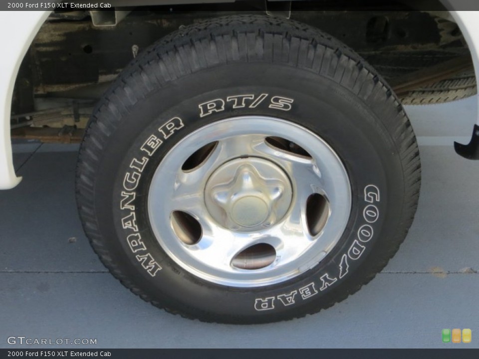 2000 Ford F150 XLT Extended Cab Wheel and Tire Photo #86061942