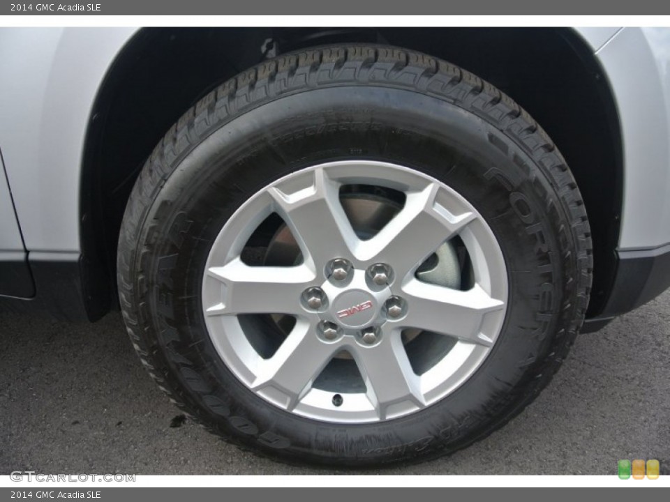 2014 GMC Acadia SLE Wheel and Tire Photo #86062002
