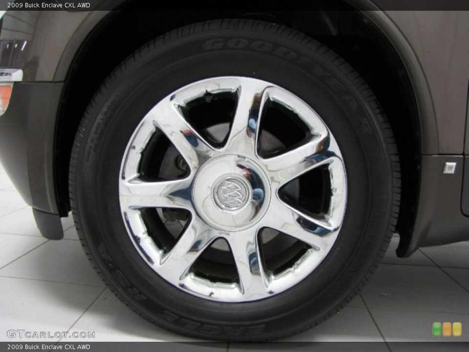 2009 Buick Enclave CXL AWD Wheel and Tire Photo #86062461