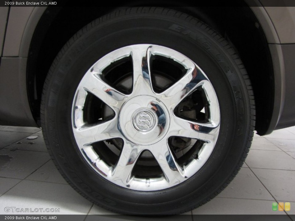 2009 Buick Enclave CXL AWD Wheel and Tire Photo #86062485