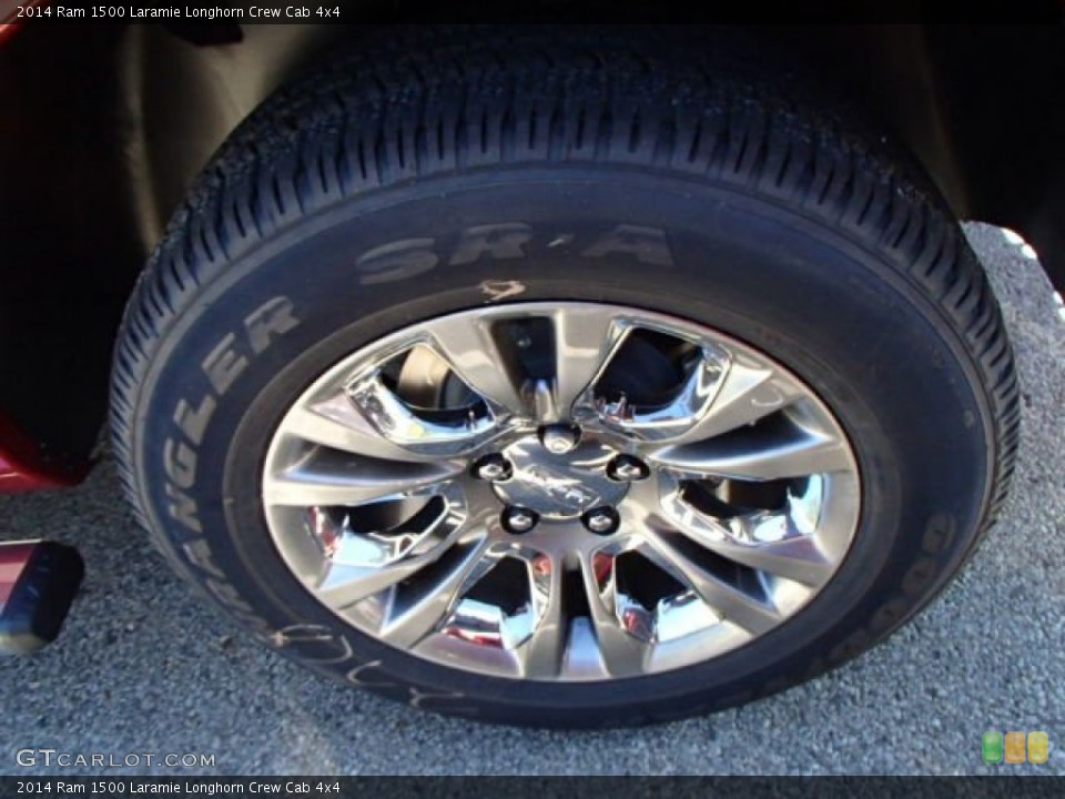 2014 Ram 1500 Laramie Longhorn Crew Cab 4x4 Wheel and Tire Photo #86071603