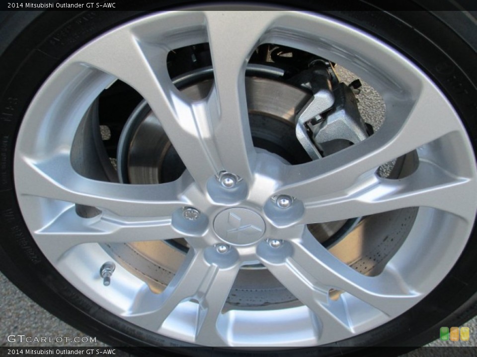 2014 Mitsubishi Outlander GT S-AWC Wheel and Tire Photo #86075836