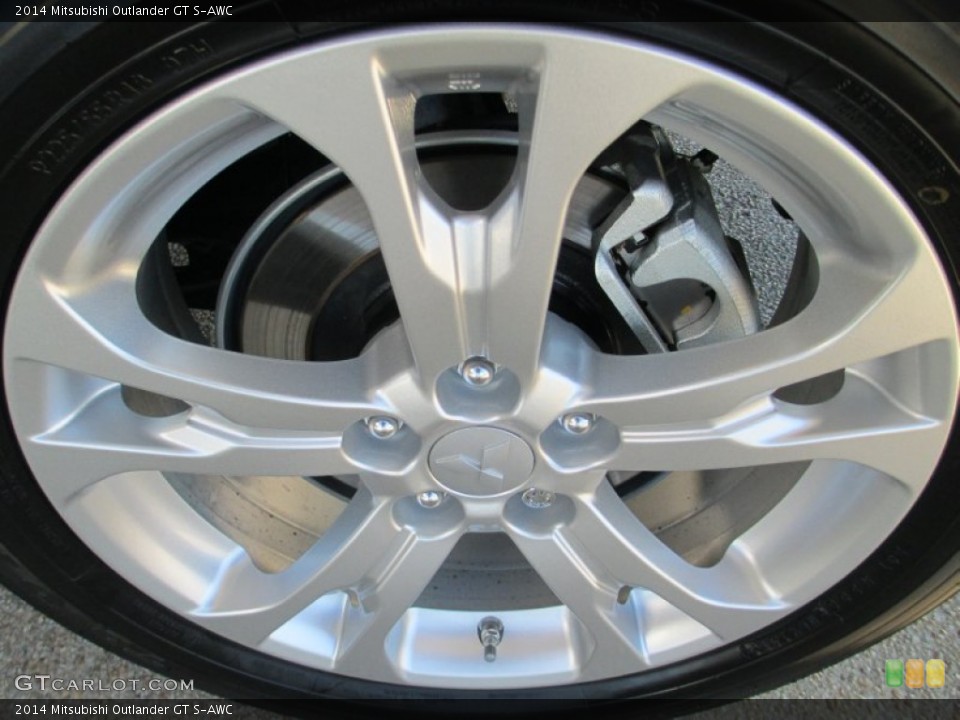 2014 Mitsubishi Outlander GT S-AWC Wheel and Tire Photo #86076727