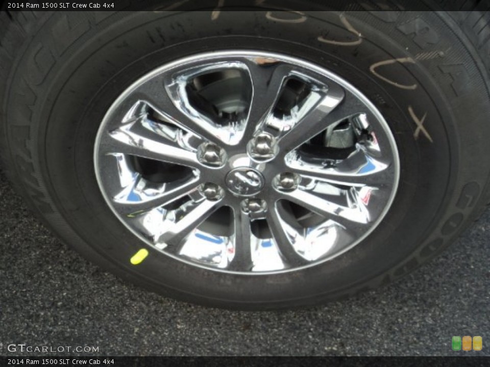 2014 Ram 1500 SLT Crew Cab 4x4 Wheel and Tire Photo #86078518
