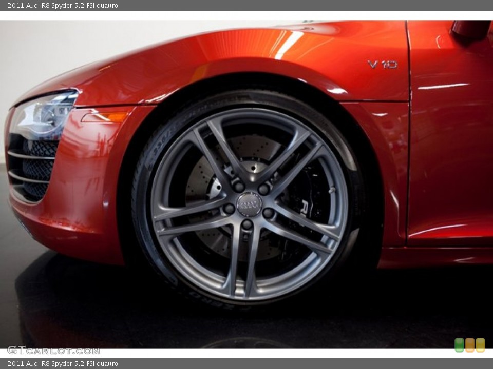 2011 Audi R8 Spyder 5.2 FSI quattro Wheel and Tire Photo #86083138