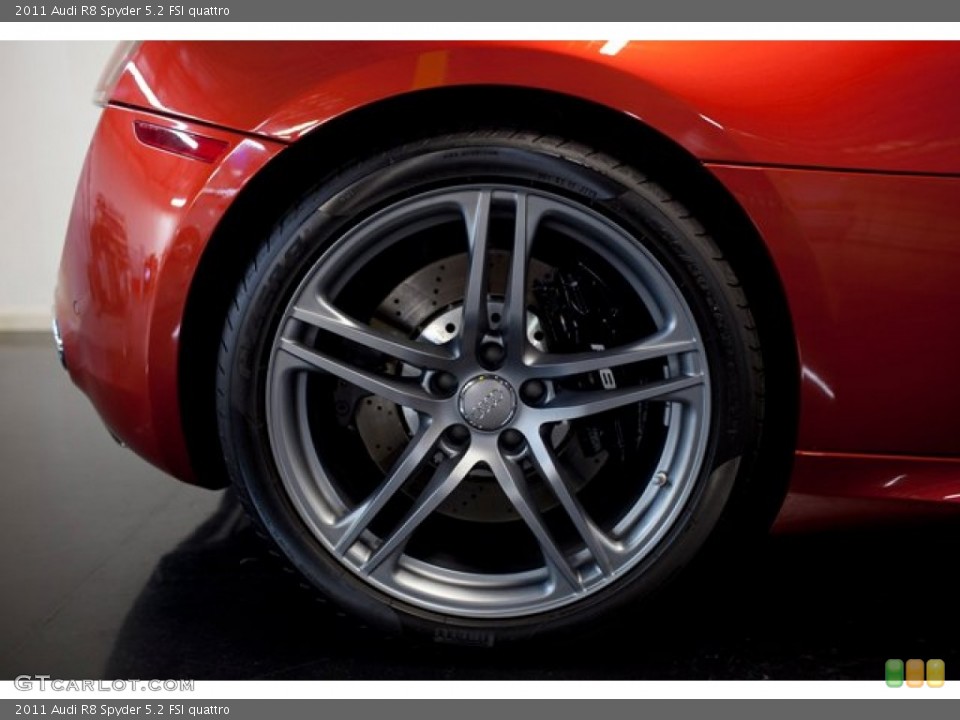 2011 Audi R8 Spyder 5.2 FSI quattro Wheel and Tire Photo #86083180