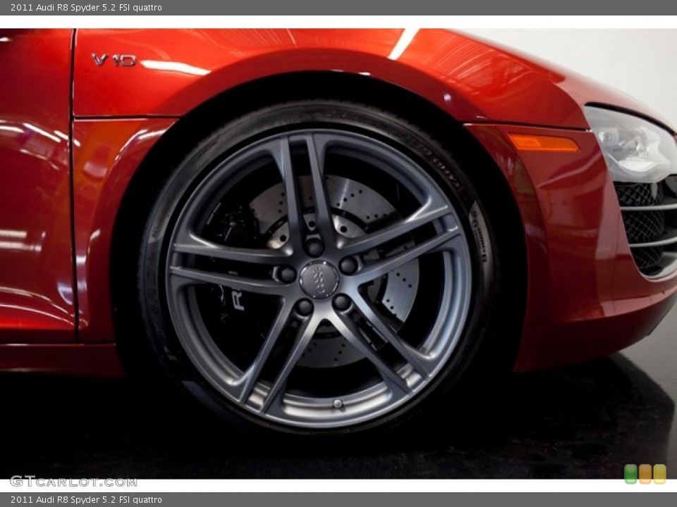 2011 Audi R8 Spyder 5.2 FSI quattro Wheel and Tire Photo #86083204