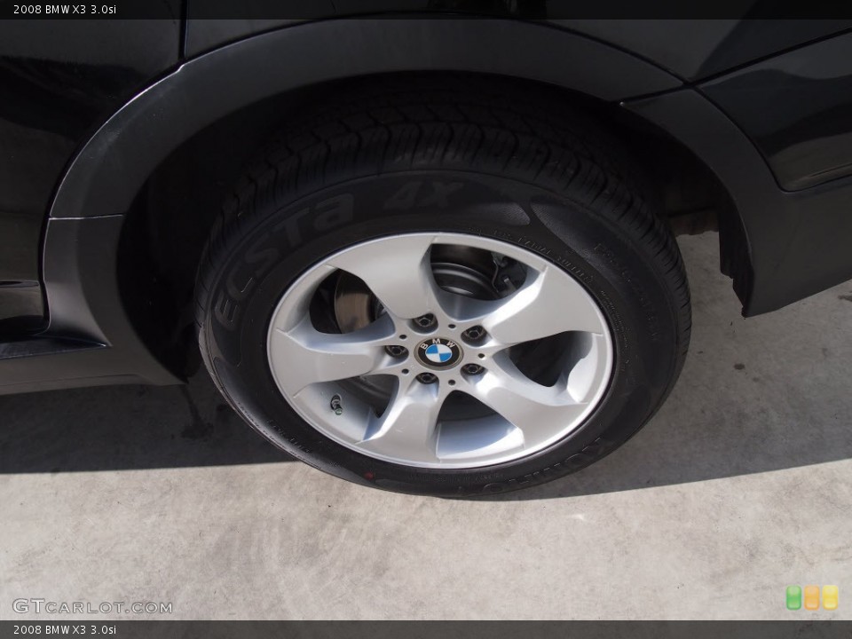 2008 BMW X3 3.0si Wheel and Tire Photo #86100319