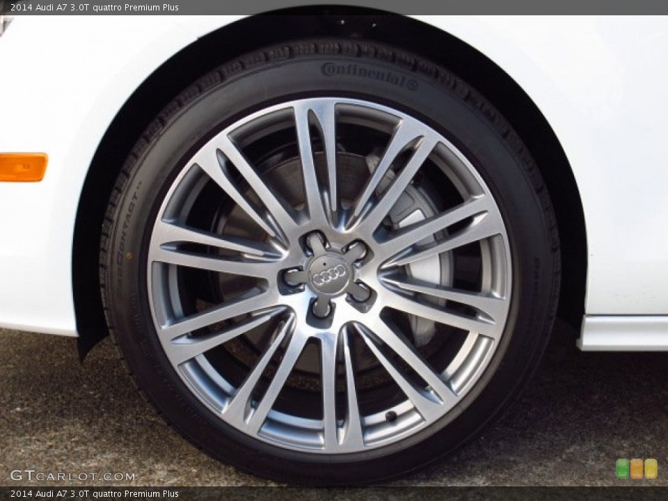 2014 Audi A7 3.0T quattro Premium Plus Wheel and Tire Photo #86104217