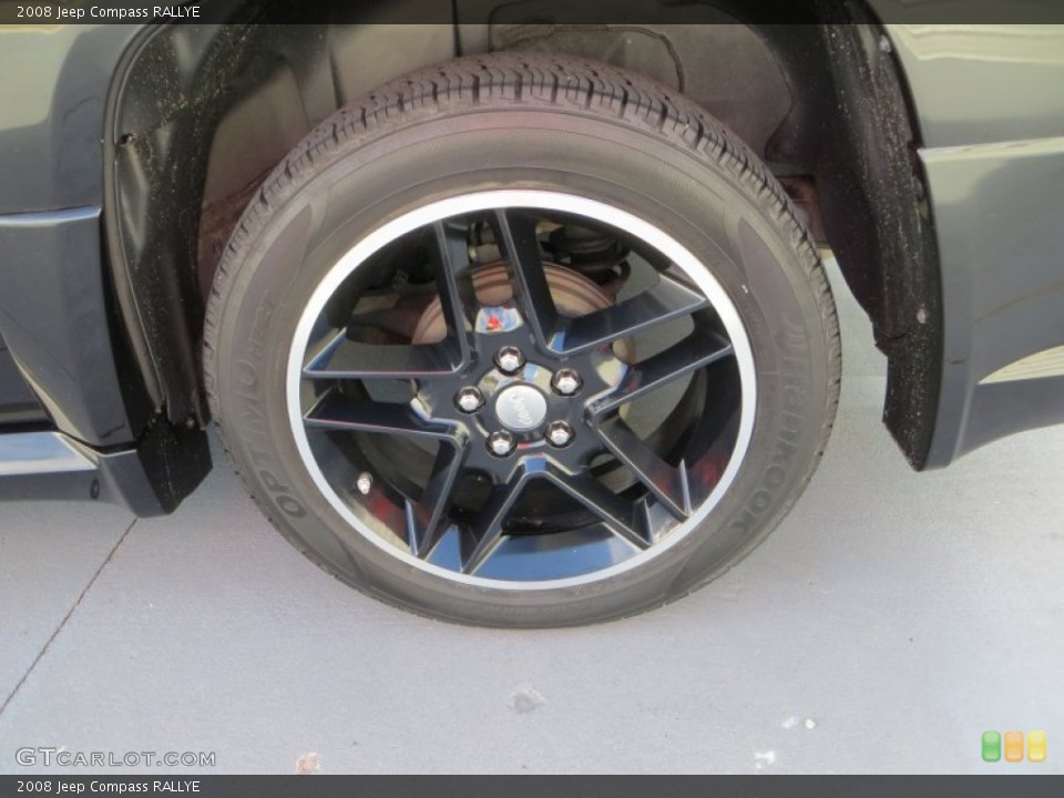 2008 Jeep Compass RALLYE Wheel and Tire Photo #86108035