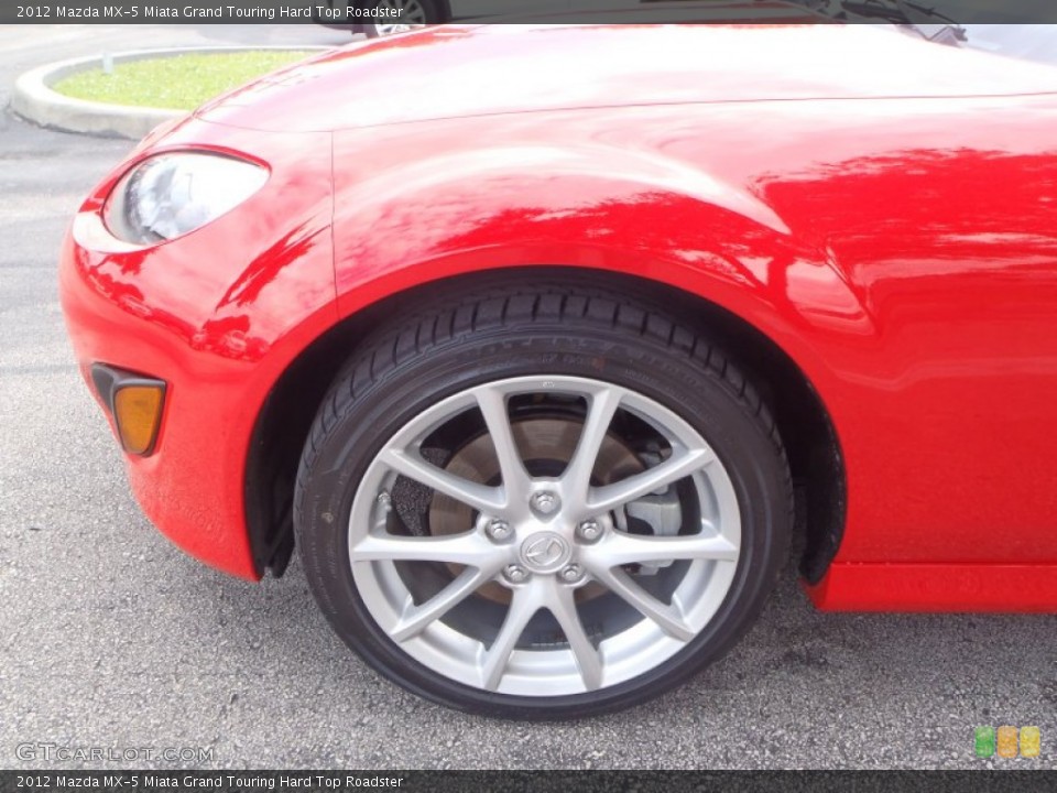 2012 Mazda MX-5 Miata Grand Touring Hard Top Roadster Wheel and Tire Photo #86116888