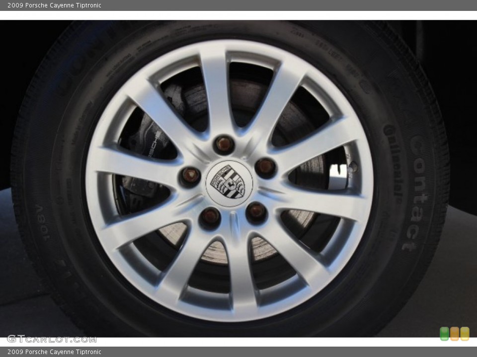 2009 Porsche Cayenne Tiptronic Wheel and Tire Photo #86121882