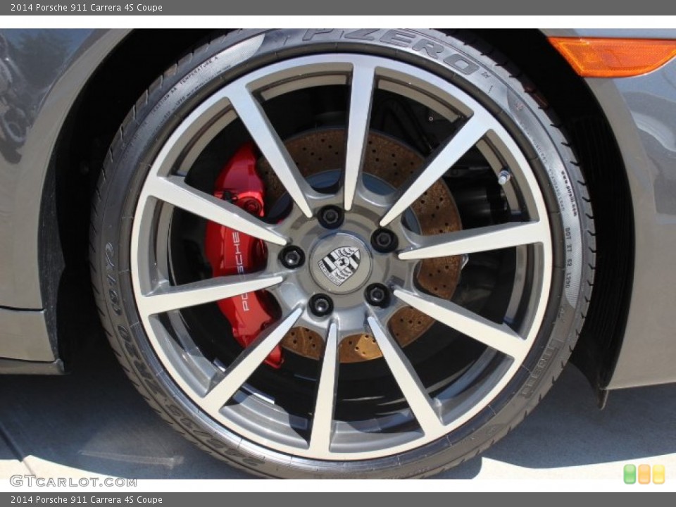 2014 Porsche 911 Carrera 4S Coupe Wheel and Tire Photo #86123935