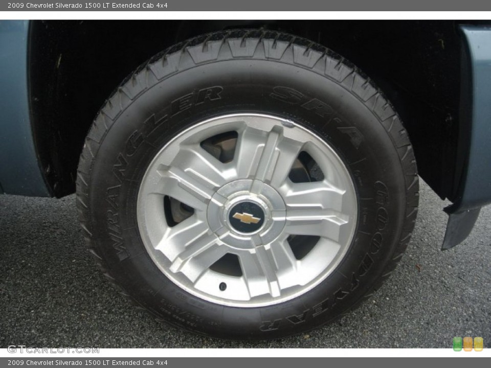 2009 Chevrolet Silverado 1500 LT Extended Cab 4x4 Wheel and Tire Photo #86124897