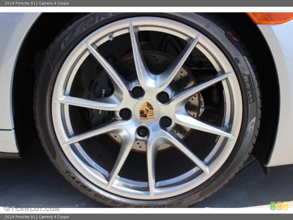 2014 Porsche 911 Carrera 4 Coupe Wheel and Tire Photo #86126109