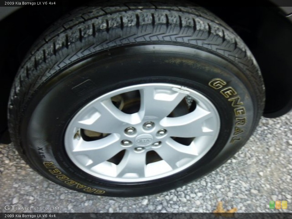 2009 Kia Borrego LX V6 4x4 Wheel and Tire Photo #86129407