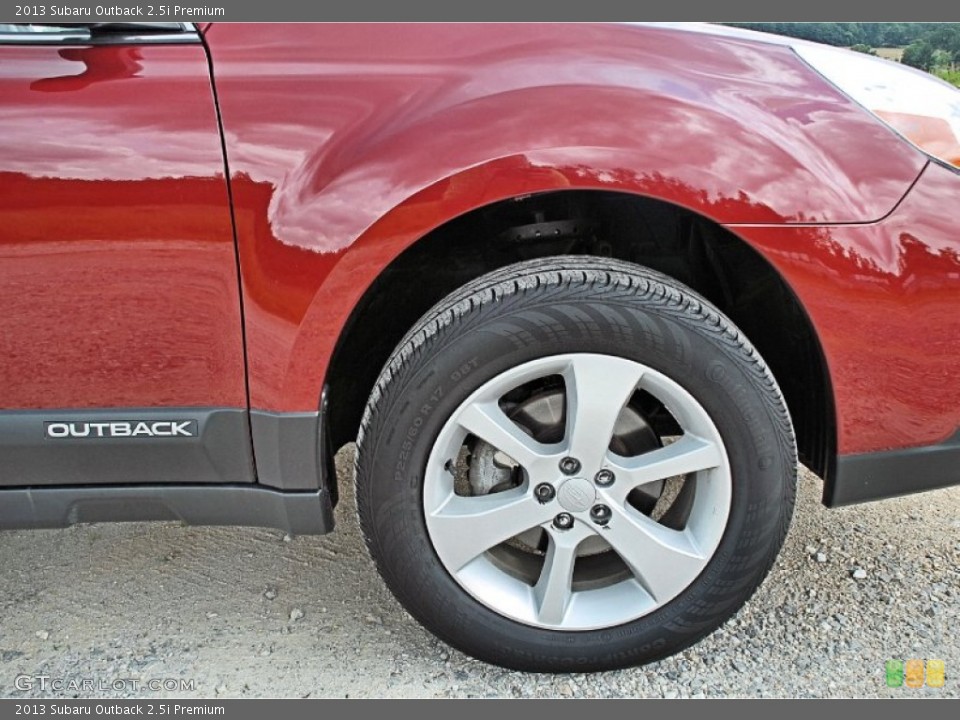 2013 Subaru Outback 2.5i Premium Wheel and Tire Photo #86140071