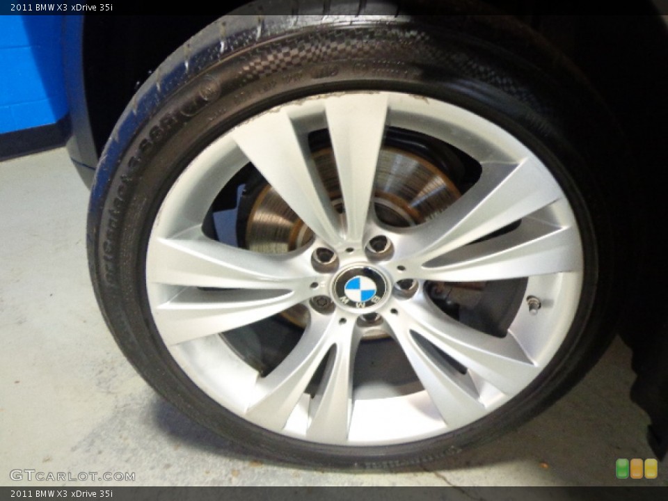 2011 BMW X3 xDrive 35i Wheel and Tire Photo #86148149