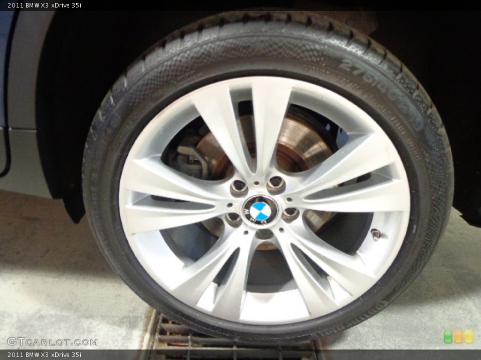 2011 BMW X3 xDrive 35i Wheel and Tire Photo #86148183