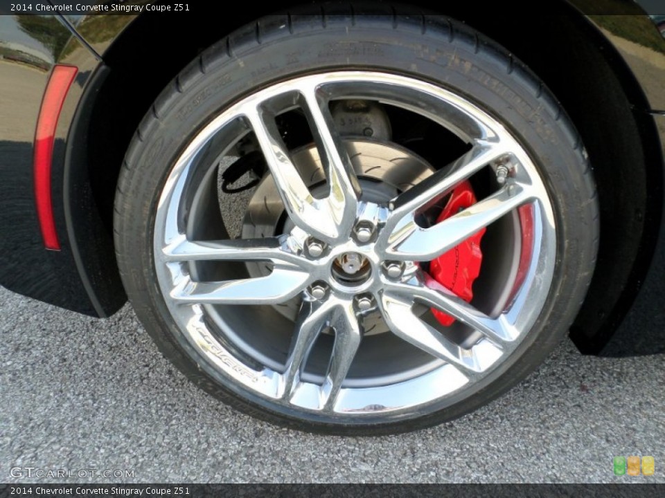 2014 Chevrolet Corvette Stingray Coupe Z51 Wheel and Tire Photo #86148987