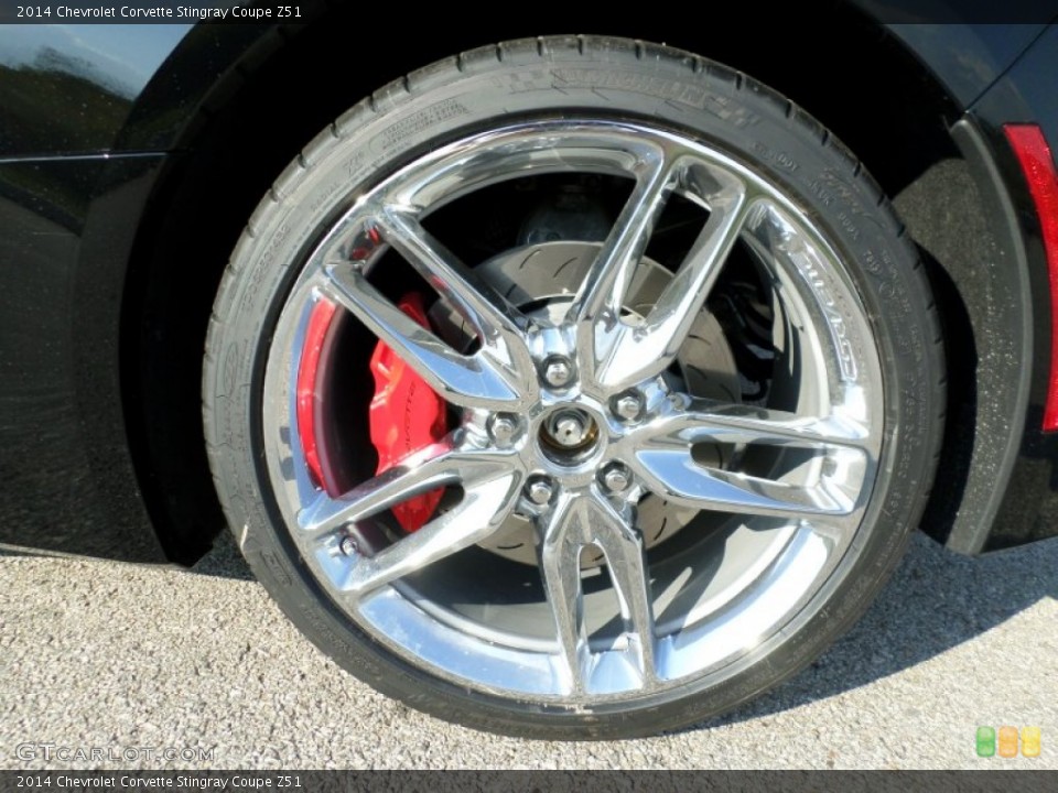 2014 Chevrolet Corvette Stingray Coupe Z51 Wheel and Tire Photo #86149002