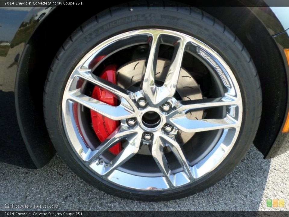 2014 Chevrolet Corvette Stingray Coupe Z51 Wheel and Tire Photo #86149023