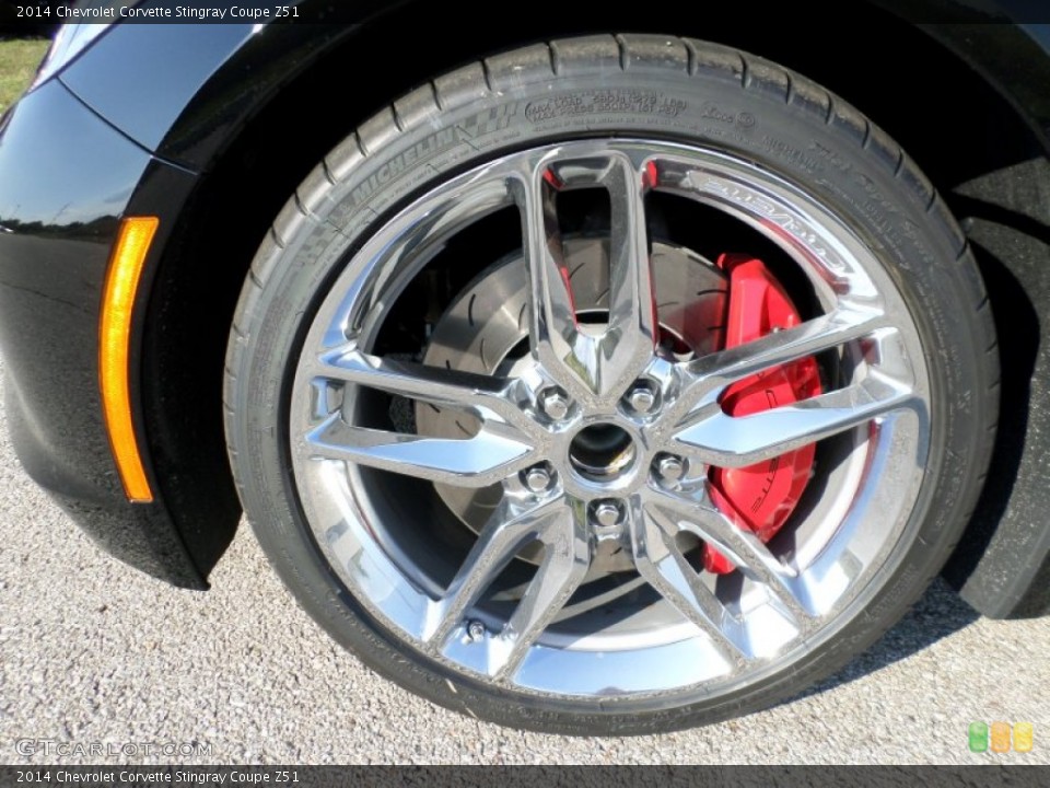 2014 Chevrolet Corvette Stingray Coupe Z51 Wheel and Tire Photo #86149038