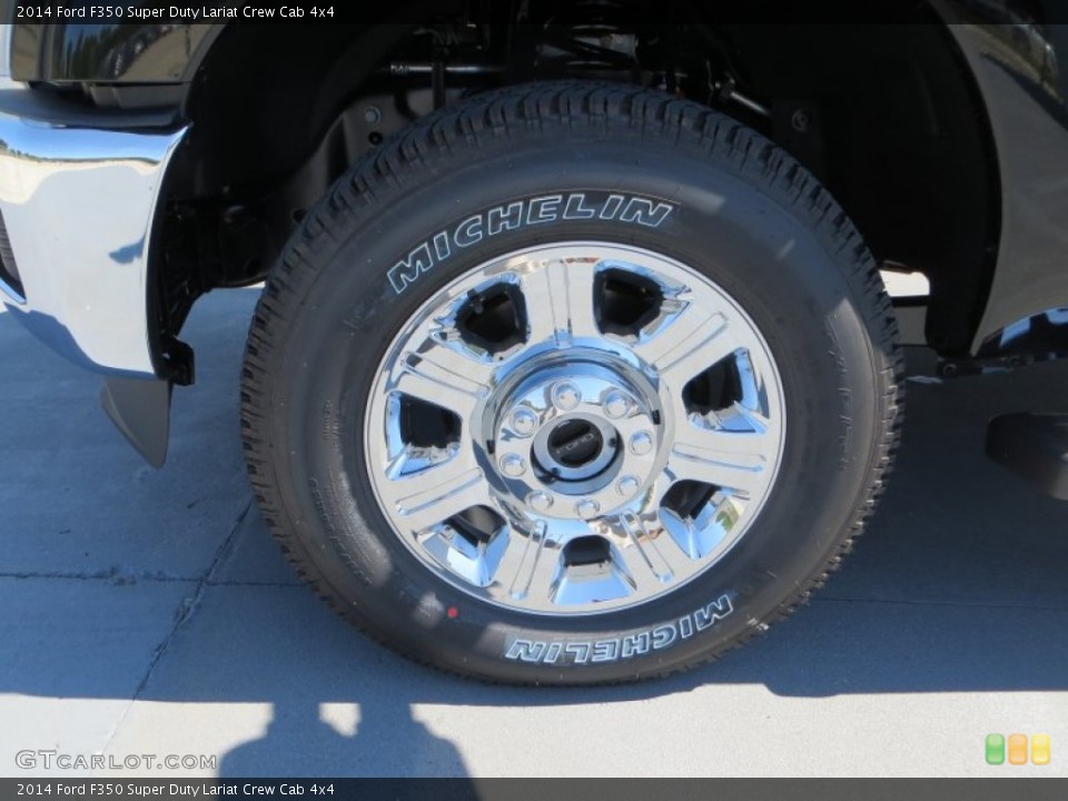 2014 Ford F350 Super Duty Lariat Crew Cab 4x4 Wheel and Tire Photo #86156661