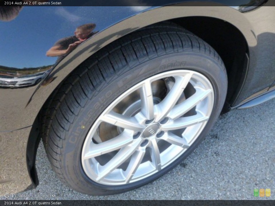 2014 Audi A4 2.0T quattro Sedan Wheel and Tire Photo #86162315