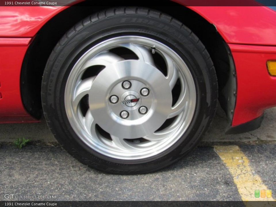 1991 Chevrolet Corvette Coupe Wheel and Tire Photo #86162870