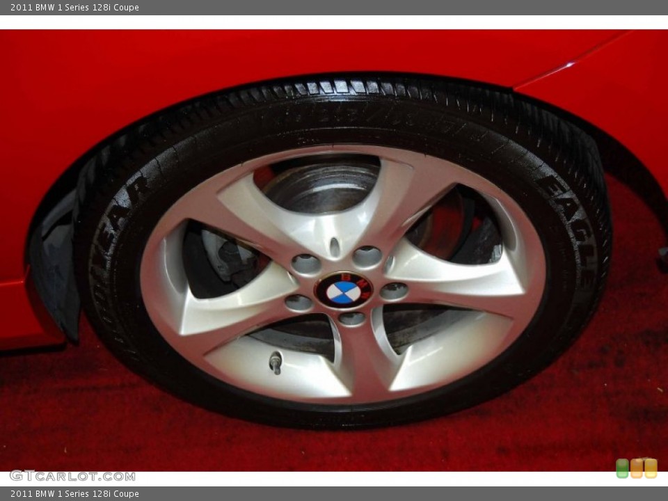 2011 BMW 1 Series 128i Coupe Wheel and Tire Photo #86168618
