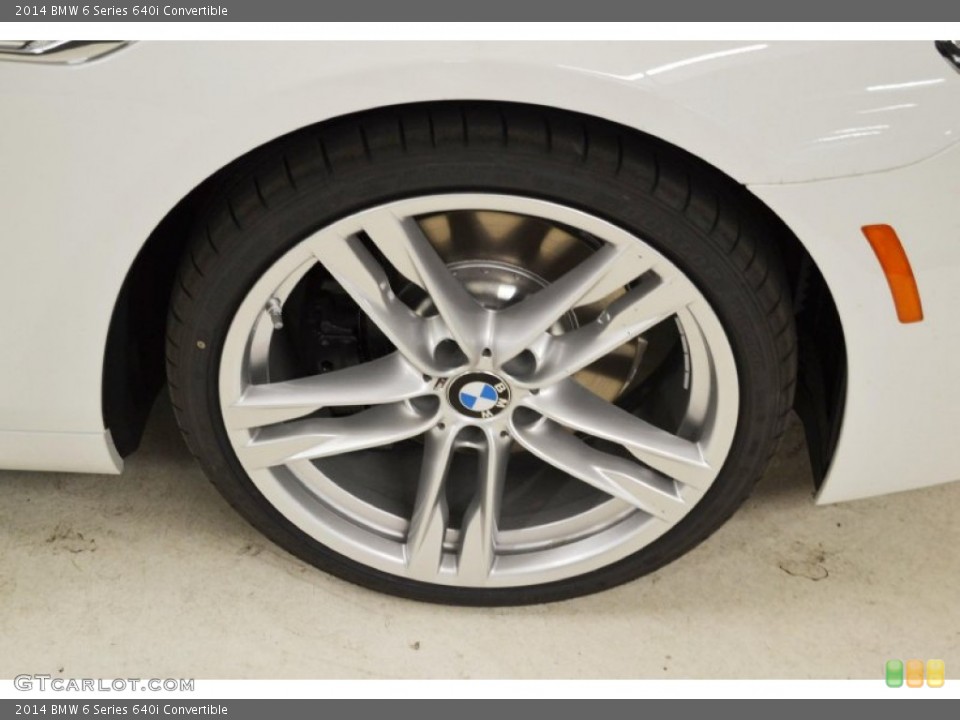 2014 BMW 6 Series 640i Convertible Wheel and Tire Photo #86169818
