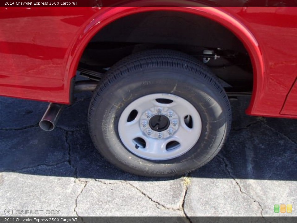 2014 Chevrolet Express 2500 Cargo WT Wheel and Tire Photo #86177375