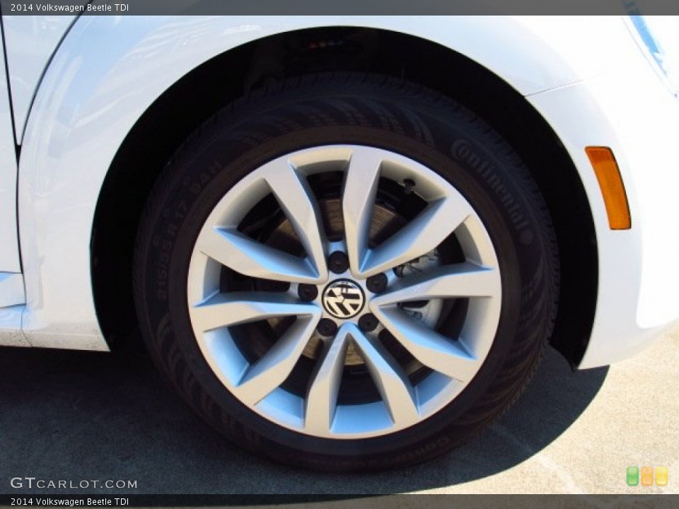 2014 Volkswagen Beetle TDI Wheel and Tire Photo #86183706