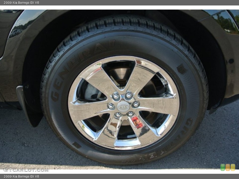 2009 Kia Borrego EX V8 Wheel and Tire Photo #86185919