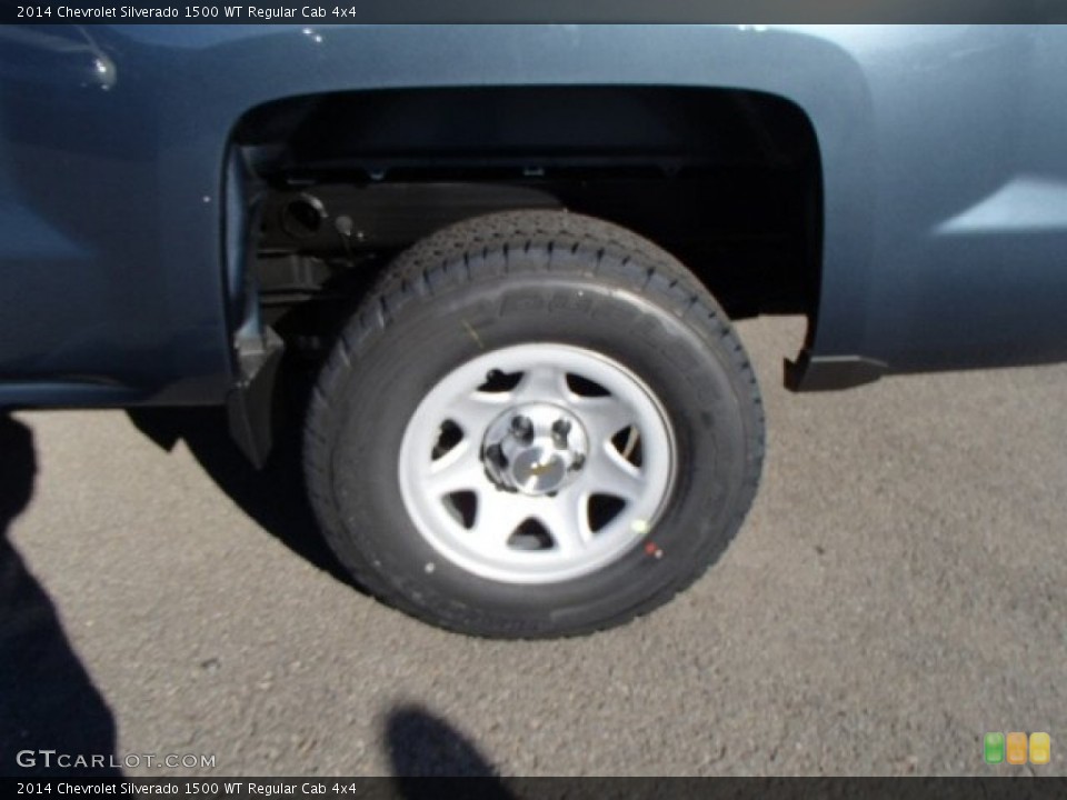 2014 Chevrolet Silverado 1500 WT Regular Cab 4x4 Wheel and Tire Photo #86197220